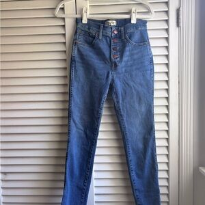 Madewell Petite Button Fly Jeans